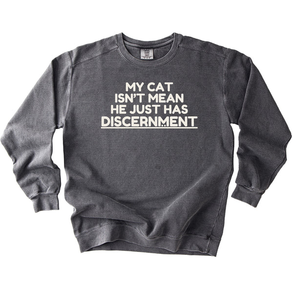 Discernment Sweatshirt - Rogue Cat Club