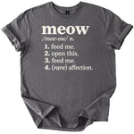 Meow Definition Tee - Rogue Cat Club