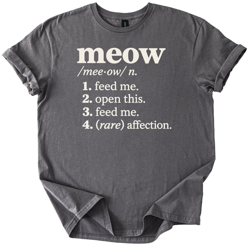 Meow Definition Tee - Rogue Cat Club